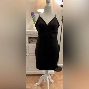 Express Black Dress, V-Neck, Adjustable straps XL- NWT